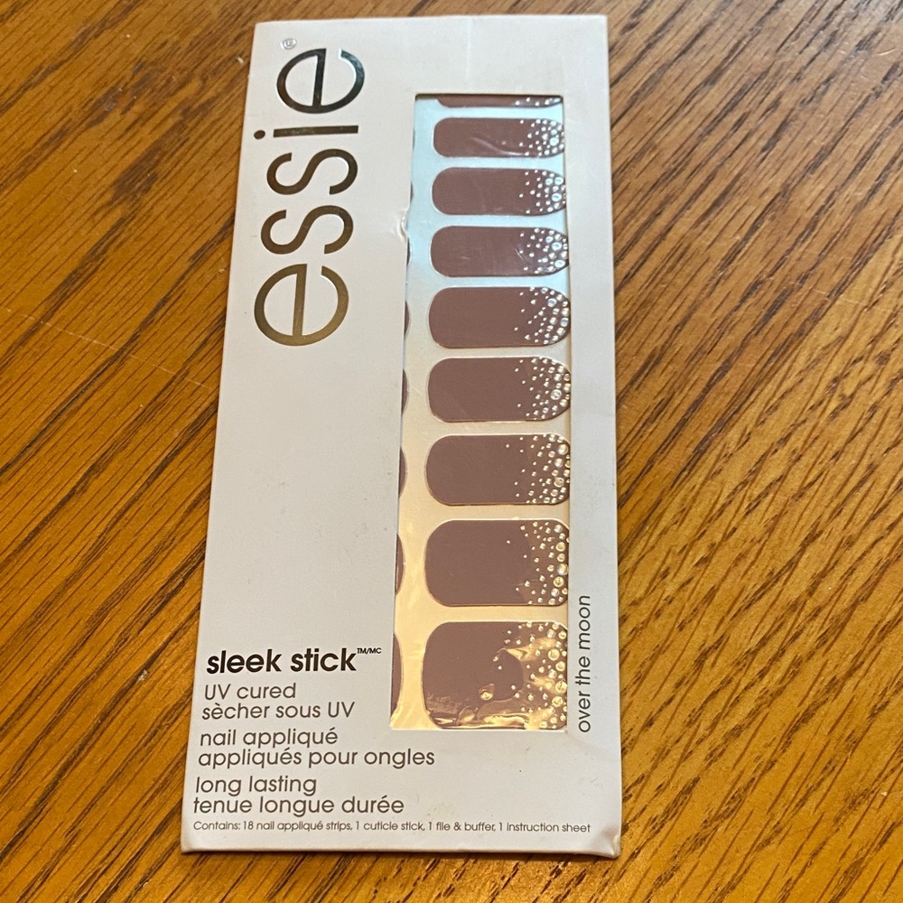 Sleek Stick UV Cured Nail Appliqués — Over the Moon (Mauve Beige)